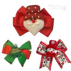 Christmas bows (set of 3pcs)